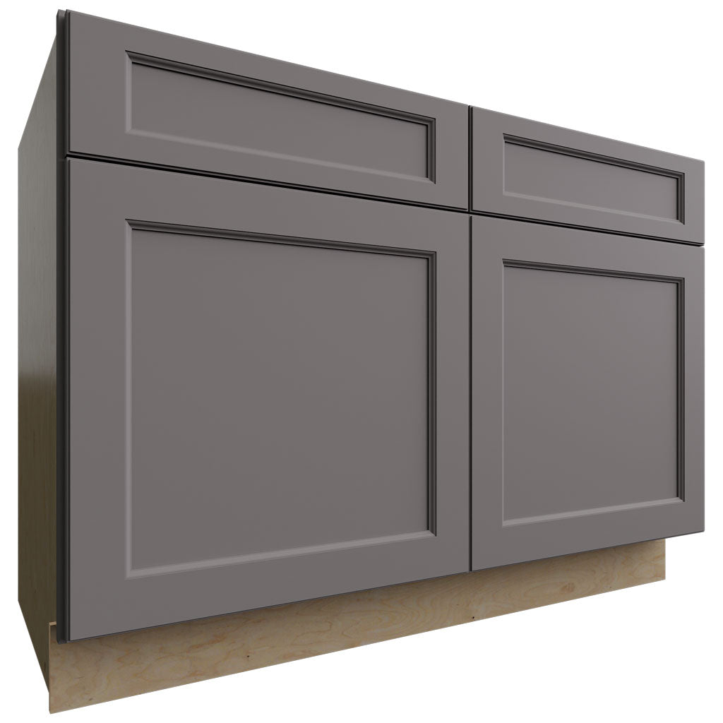 Fabuwood Allure Fusion Stone 48" W X 34 1/2" H X 24" D Double Doors/Double Drawers Base Cabinet