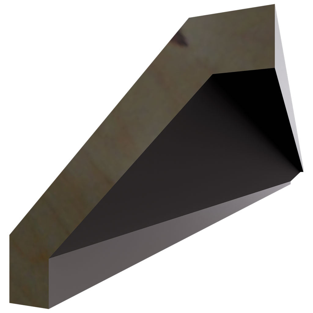 Fabuwood Allure Fusion Stone 96" W X 3 1/4" H X 3 1/4" D Shaker Crown Molding