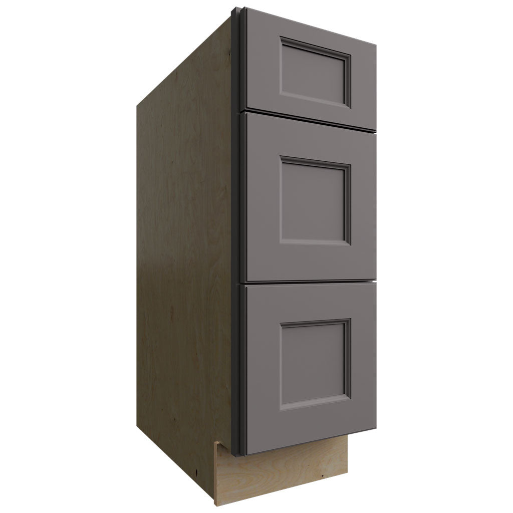 Fabuwood Allure Fusion Stone 12" W X 34 1/2" H X 24" D  3 Drawer Base Cabinet