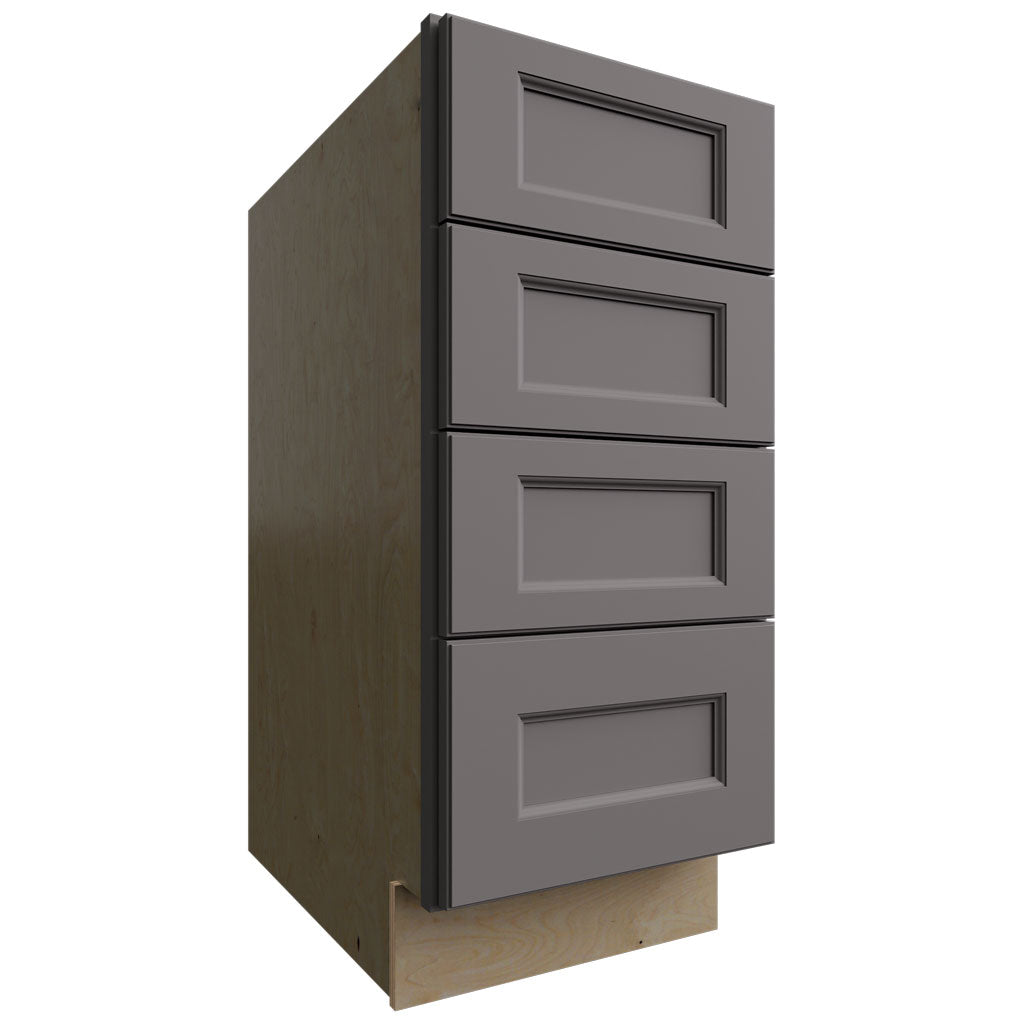 Fabuwood Allure Fusion Stone 15" W X 34 1/2" H X 24" D 4 Drawer Base Cabinet