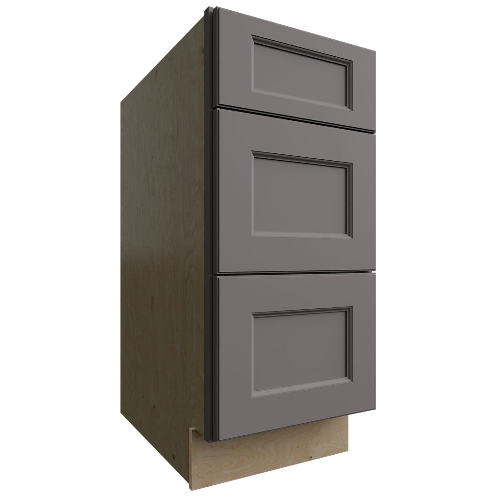 Fabuwood Allure Fusion Stone 15" W X 34 1/2" H X 24" D 3 Drawer Base Cabinet