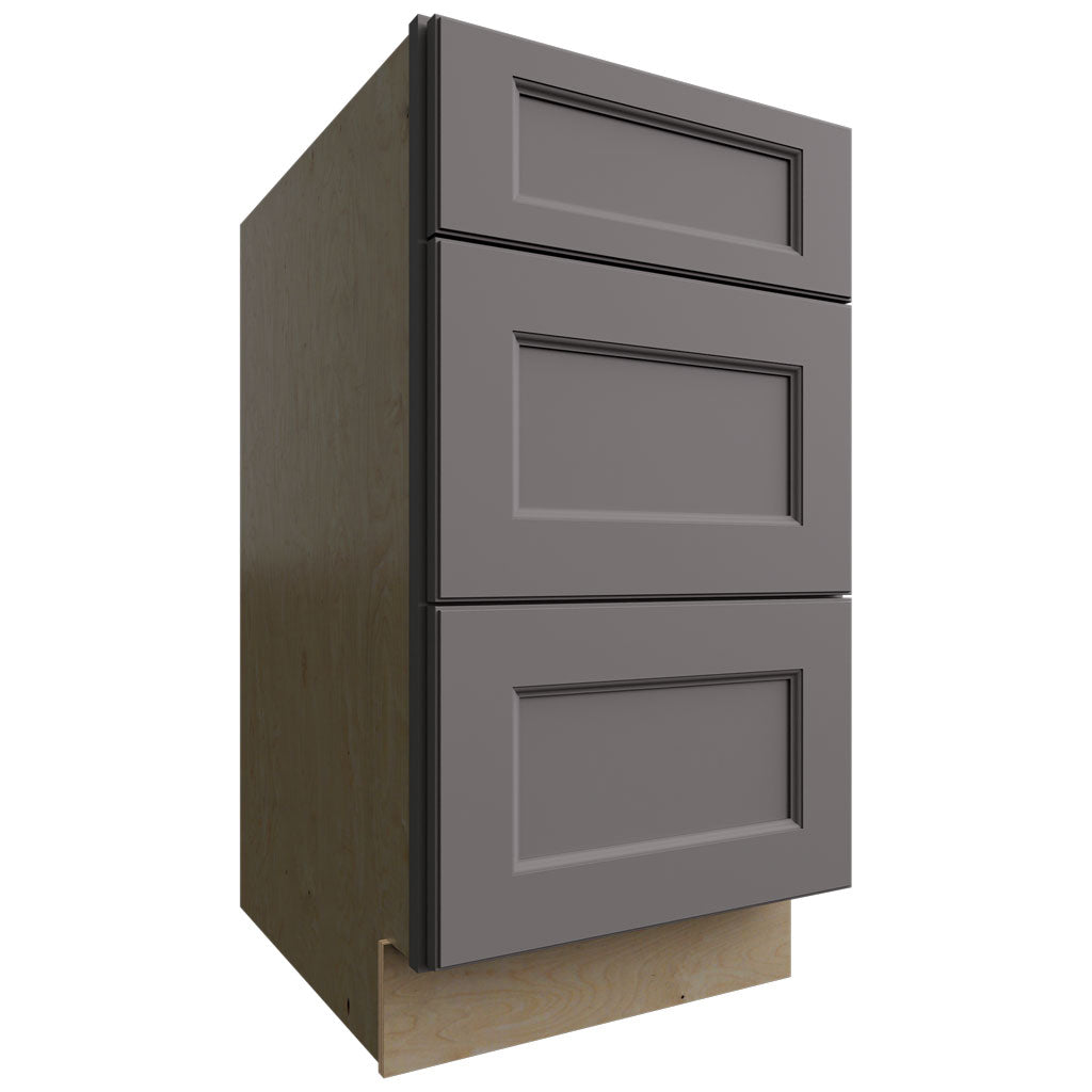 Fabuwood Allure Fusion Stone 18" W X 34 1/2" H X 24" D 3 Drawer Base Cabinet