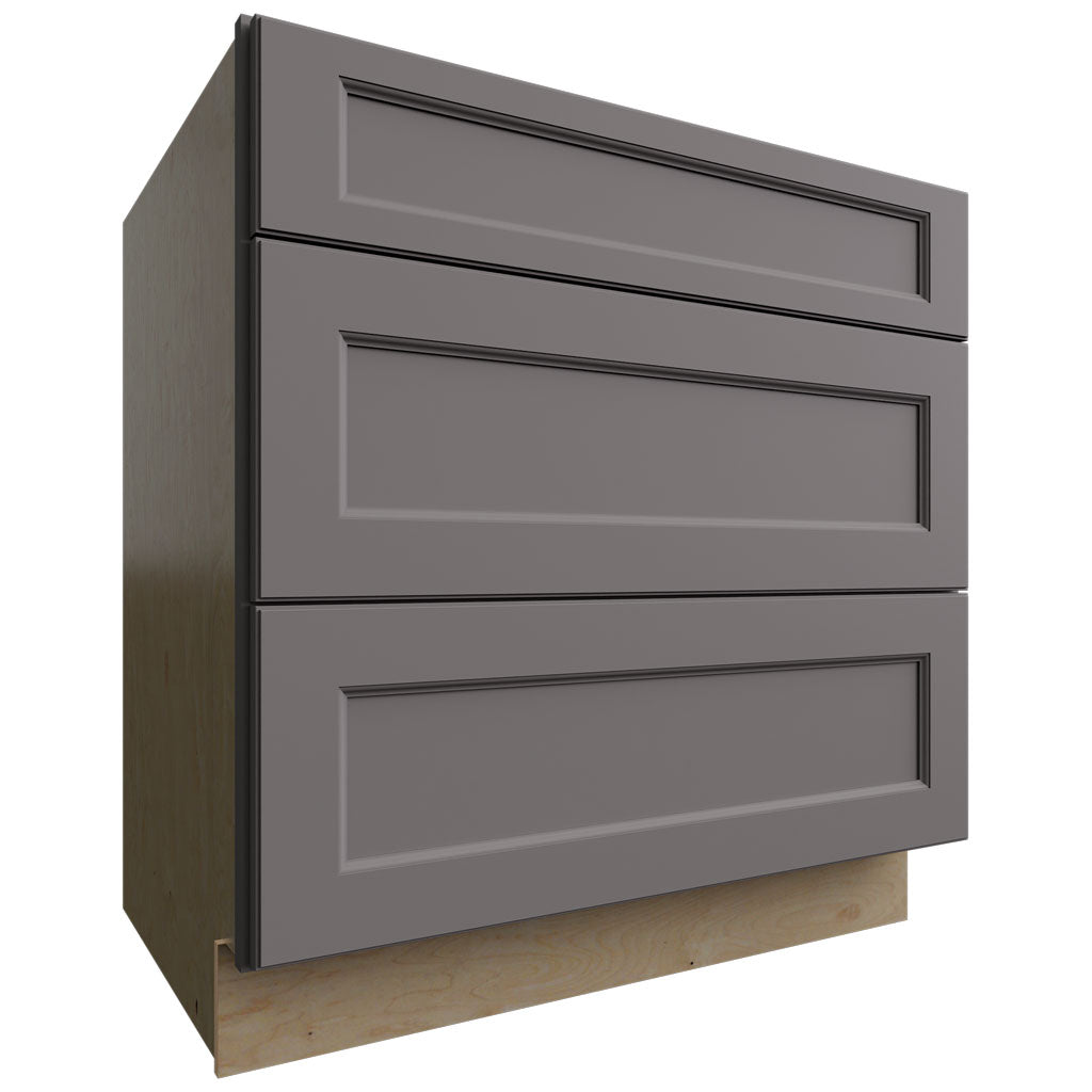 Fabuwood Allure Fusion Stone 33" W X 34 1/2" H X 24" D 3 Drawer Base Cabinet