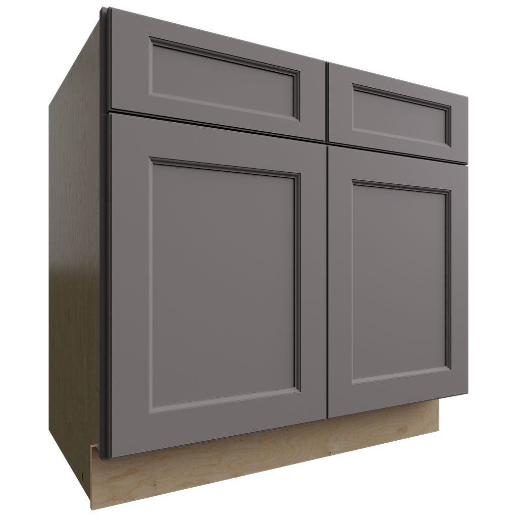 Fabuwood Allure Fusion Stone 36" W X 34 1/2" H X 24" D Double Door Sink Base Cabinet