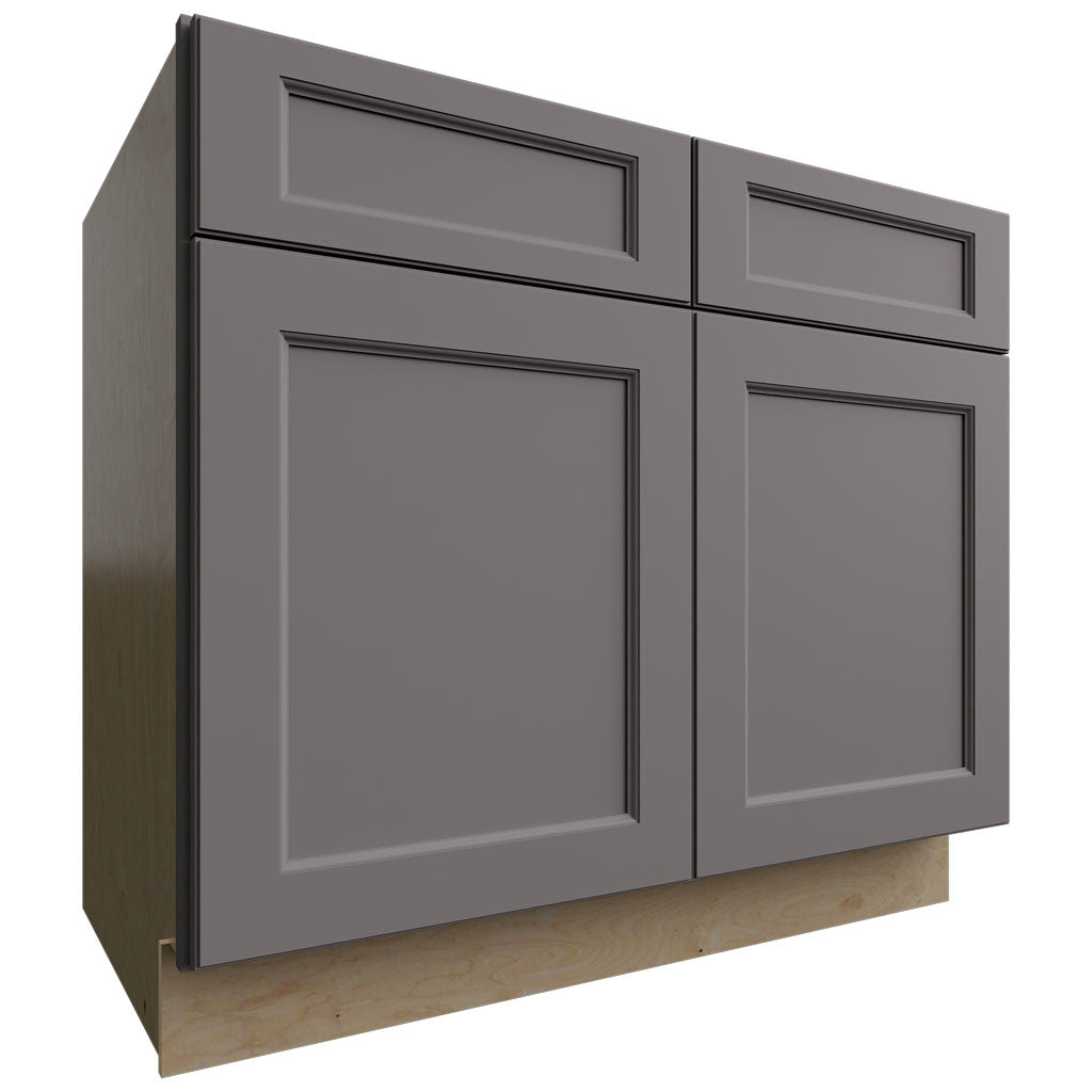Fabuwood Allure Fusion Stone 39" W X 34 1/2" H X 24" D Double Door Sink Base Cabinet