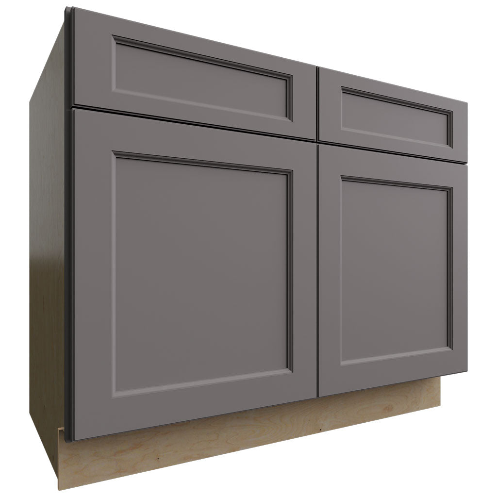 Fabuwood Allure Fusion Stone 42" W X 34 1/2" H X 24" D Double Door Sink Base Cabinet