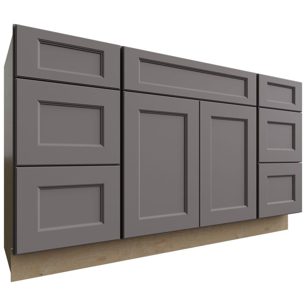Fabuwood Allure Fusion Stone 60" W X 34 1/2" H X 21" D Vanity Combo Single Sink Cabinet