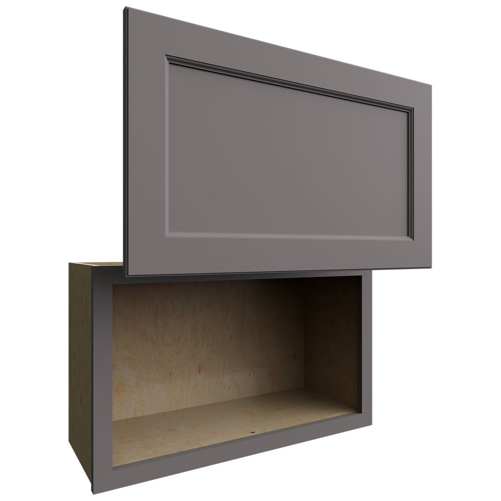 Fabuwood Allure Fusion Stone 30" W X 18" H X 12" D Wall Appliance Center Cabinet