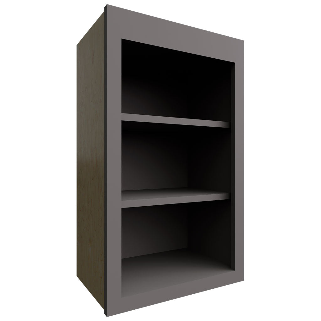 Fabuwood Allure Fusion Stone 18" W X 30" H X 12" D Wall Open Shelf Cabinet