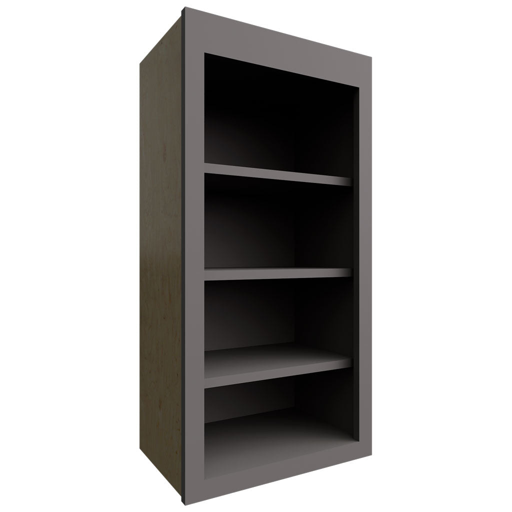 Fabuwood Allure Fusion Stone 18" W X 36" H X 12" D Wall Open Shelf Cabinet
