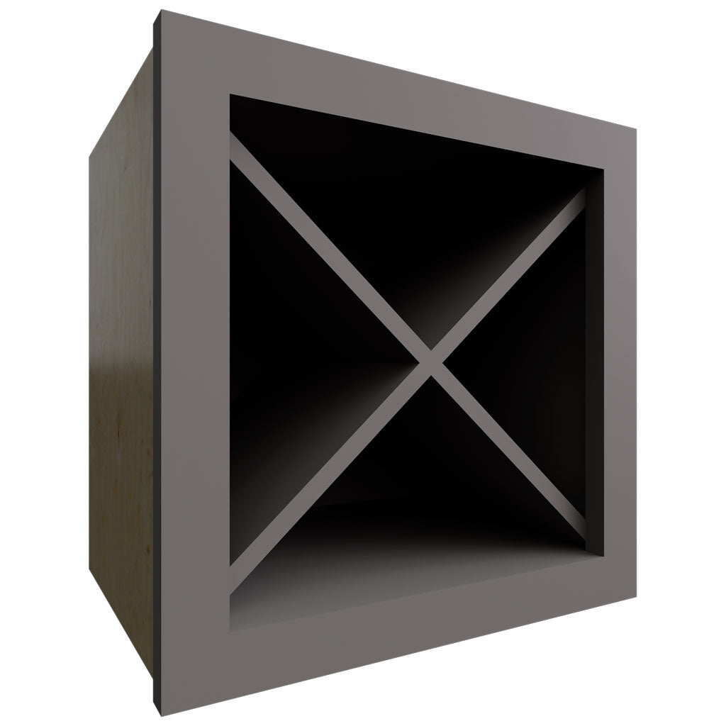 Fabuwood Allure Fusion Stone 15" W X 15" H X 12" D Wall Wine Rack