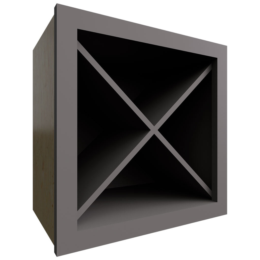 Fabuwood Allure Fusion Stone 18" W X 18" H X 12" D Wall Wine Rack