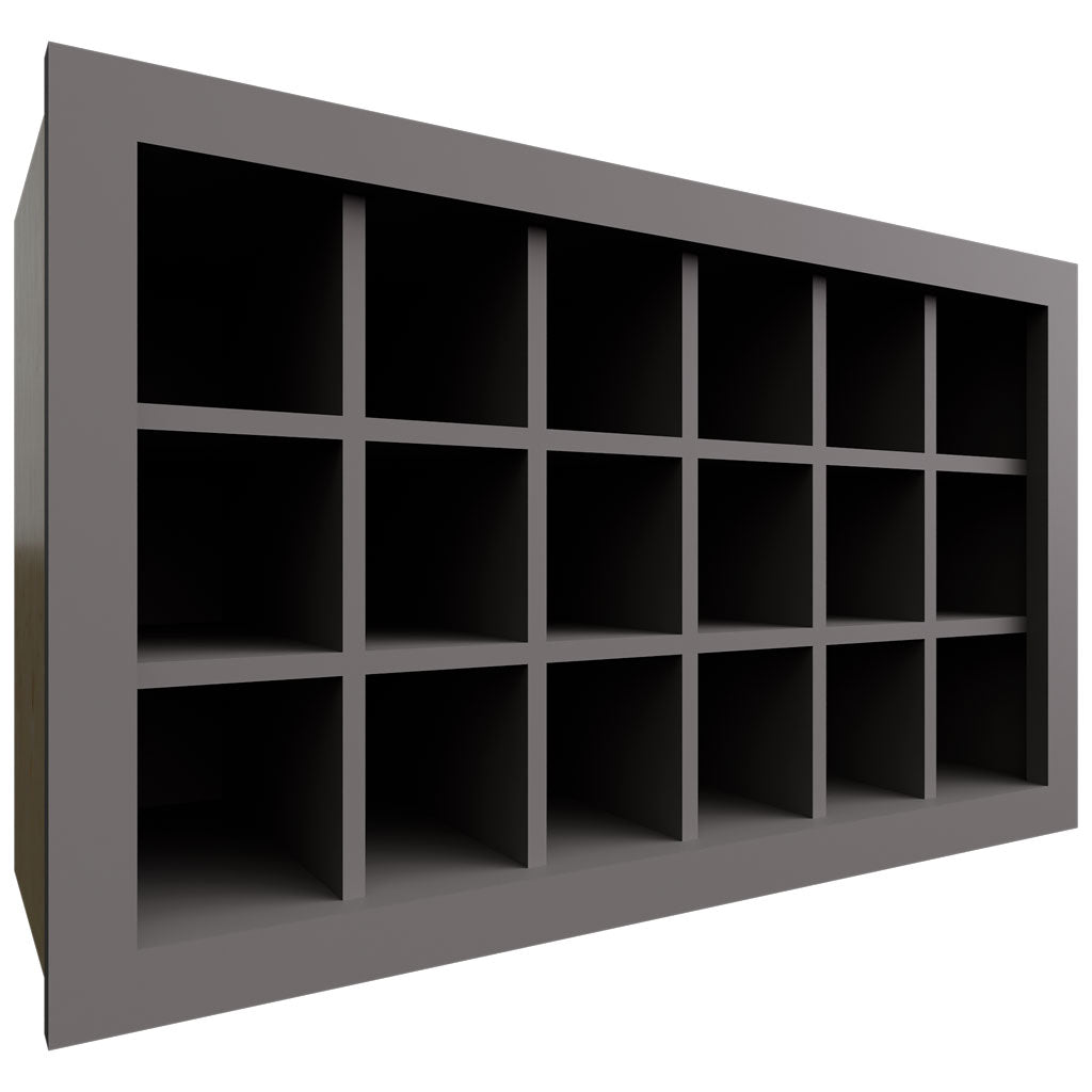 Fabuwood Allure Fusion Stone 30" W X 18" H X 12" D Wall Wine Rack