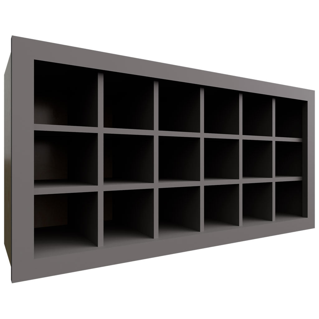 Fabuwood Allure Fusion Stone 36" W X 18" H X 12" D Wall Wine Rack