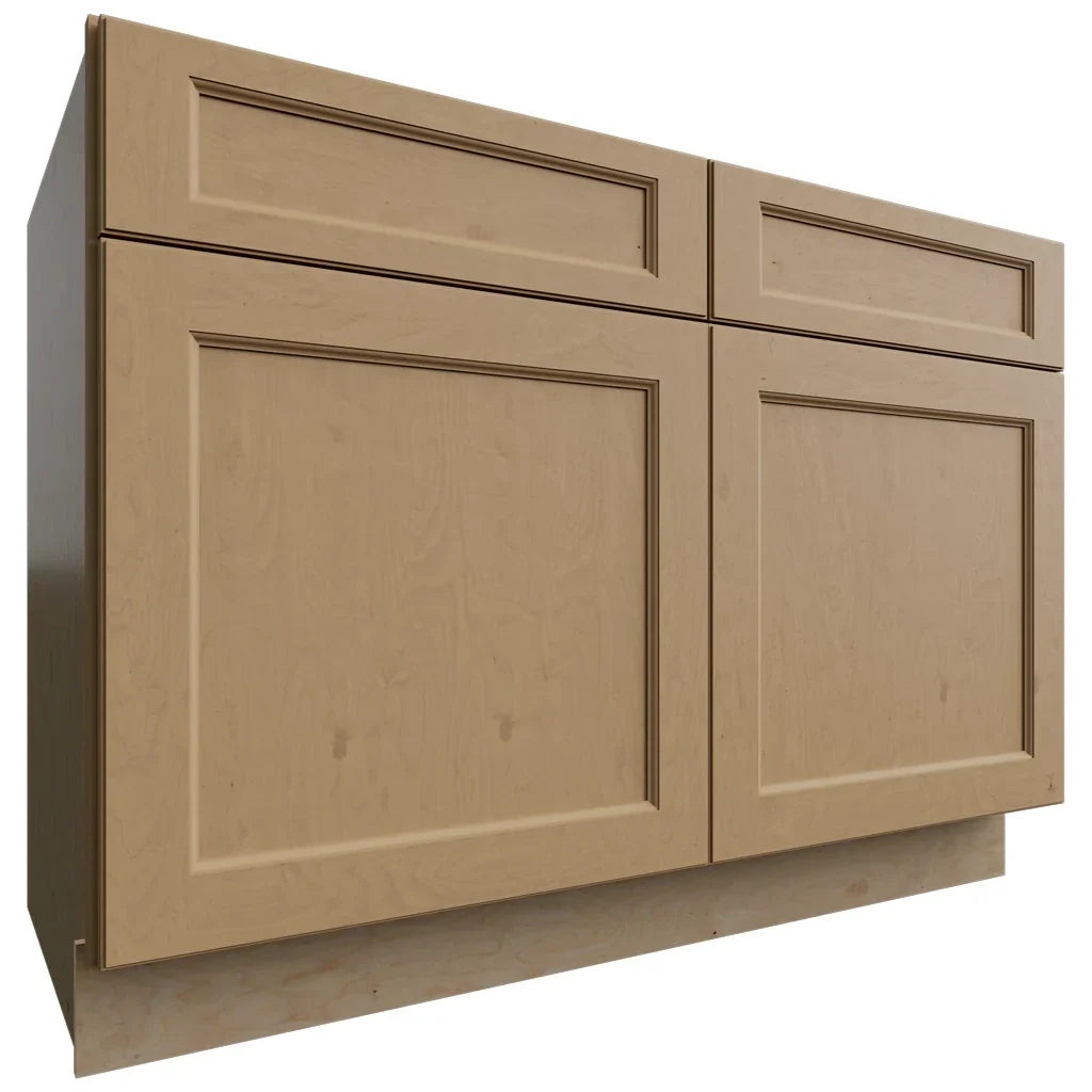 Fabuwood Allure Fusion Timber 48" W X 34 1/2" H X 24" D Double Doors/Double Drawers Base Cabinet