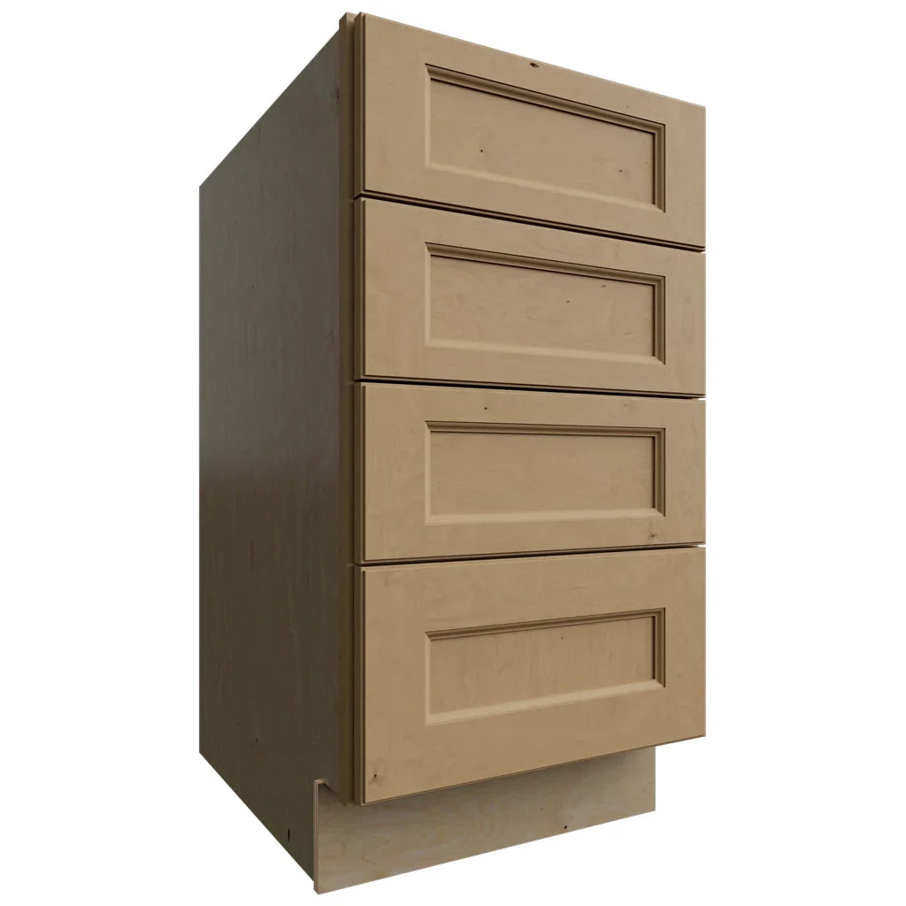 Fabuwood Allure Fusion Timber 18" W X 34 1/2" H X 24" D 4 Drawer Base Cabinet
