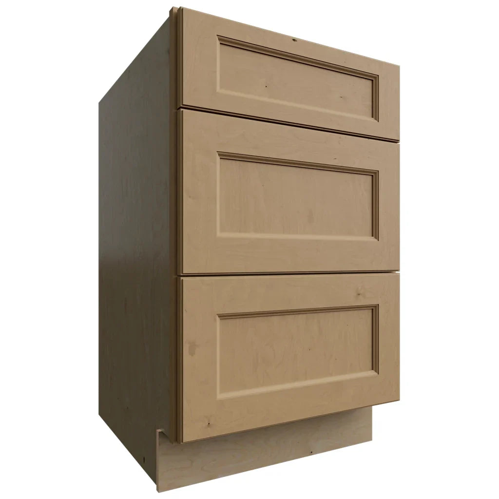 Fabuwood Allure Fusion Timber 21" W X 34 1/2" H X 24" D 3 Drawer Base Cabinet