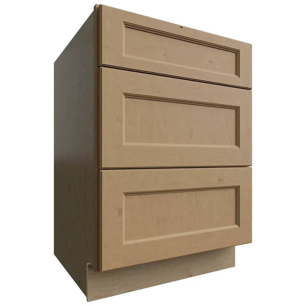 Fabuwood Allure Fusion Timber 24" W X 34 1/2" H X 24" D 3 Drawer Base Cabinet