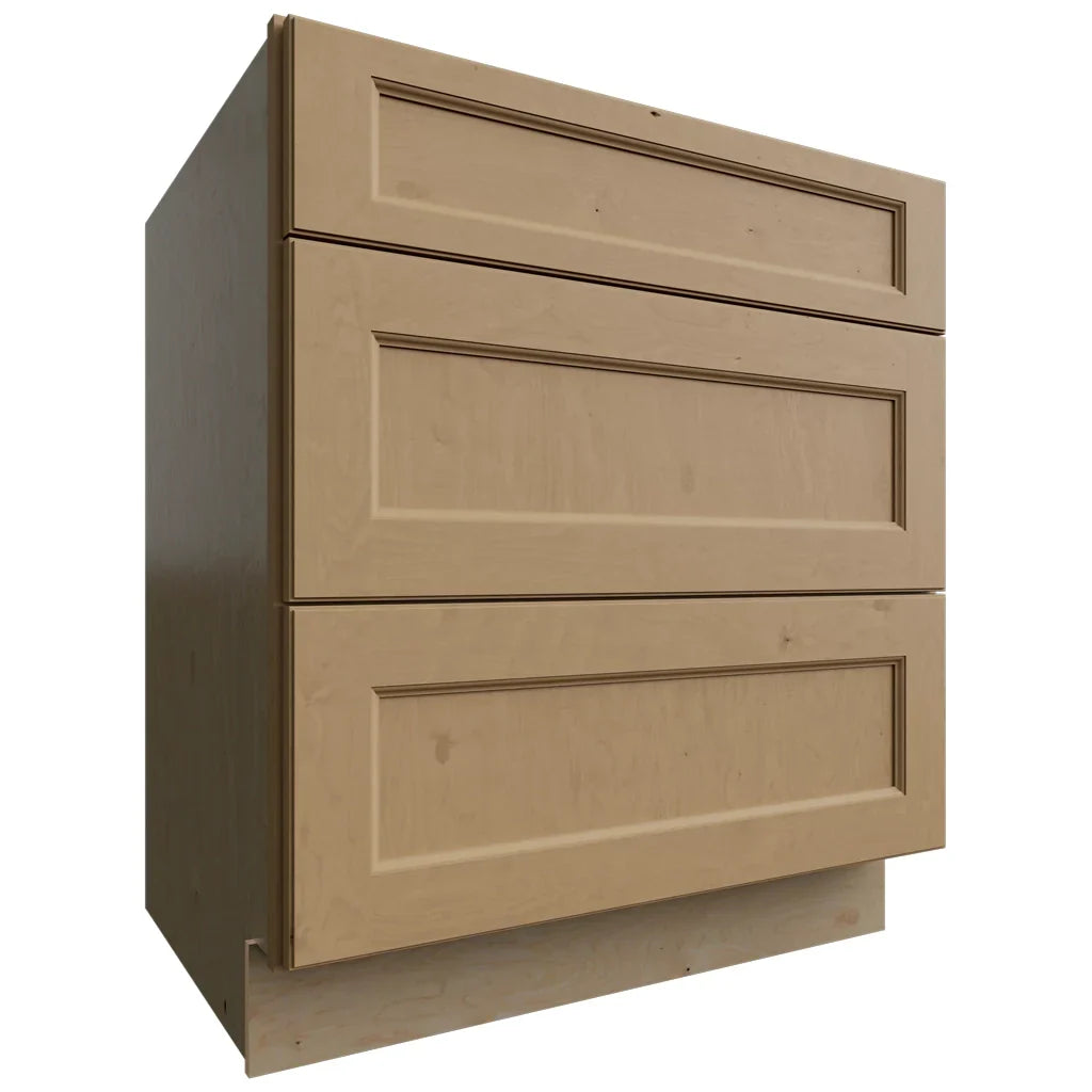 Fabuwood Allure Fusion Timber 30" W X 34 1/2" H X 24" D 3 Drawer Base Cabinet