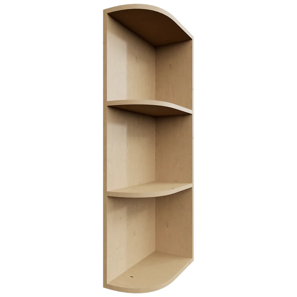 Fabuwood Allure Echo Timber 06" W X 30" H X 12" D Wall Open Right End Cabinet