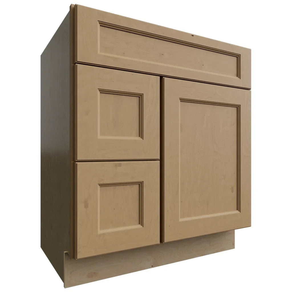 Fabuwood Allure Fusion Timber 30"W Vanity Combo Single Sink w/ 1 Door And 2 Drawers