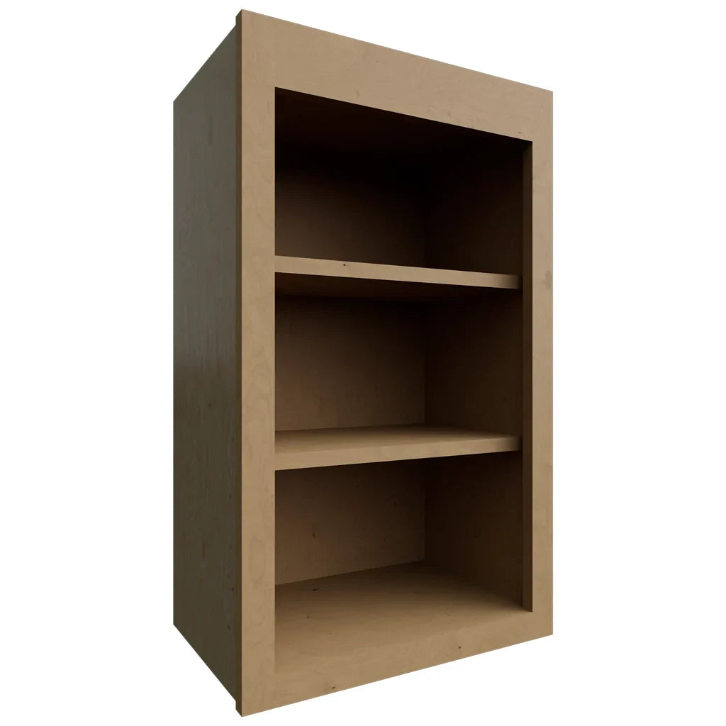 Fabuwood Allure Fusion Timber 18" W X 30" H X 12" D Wall Open Shelf Cabinet