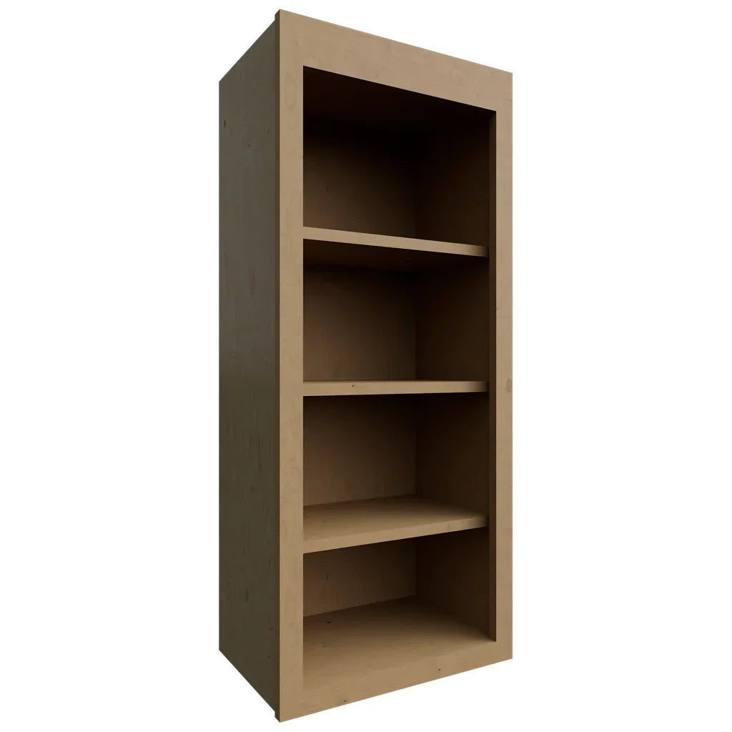 Fabuwood Allure Fusion Timber 18" W X 42" H X 12" D Wall Open Shelf Cabinet