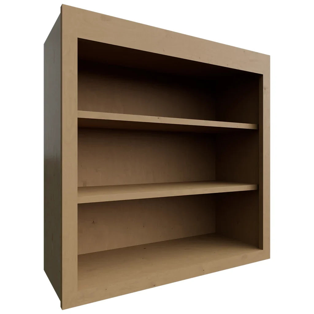 Fabuwood Allure Fusion Timber 30" W X 30" H X 12" D Wall Open Shelf Cabinet