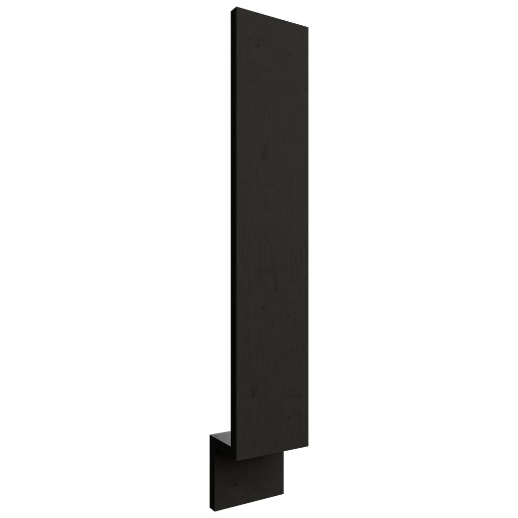Fabuwood Allure Galaxy Pitch Black 6" W X 30" H Base Filler