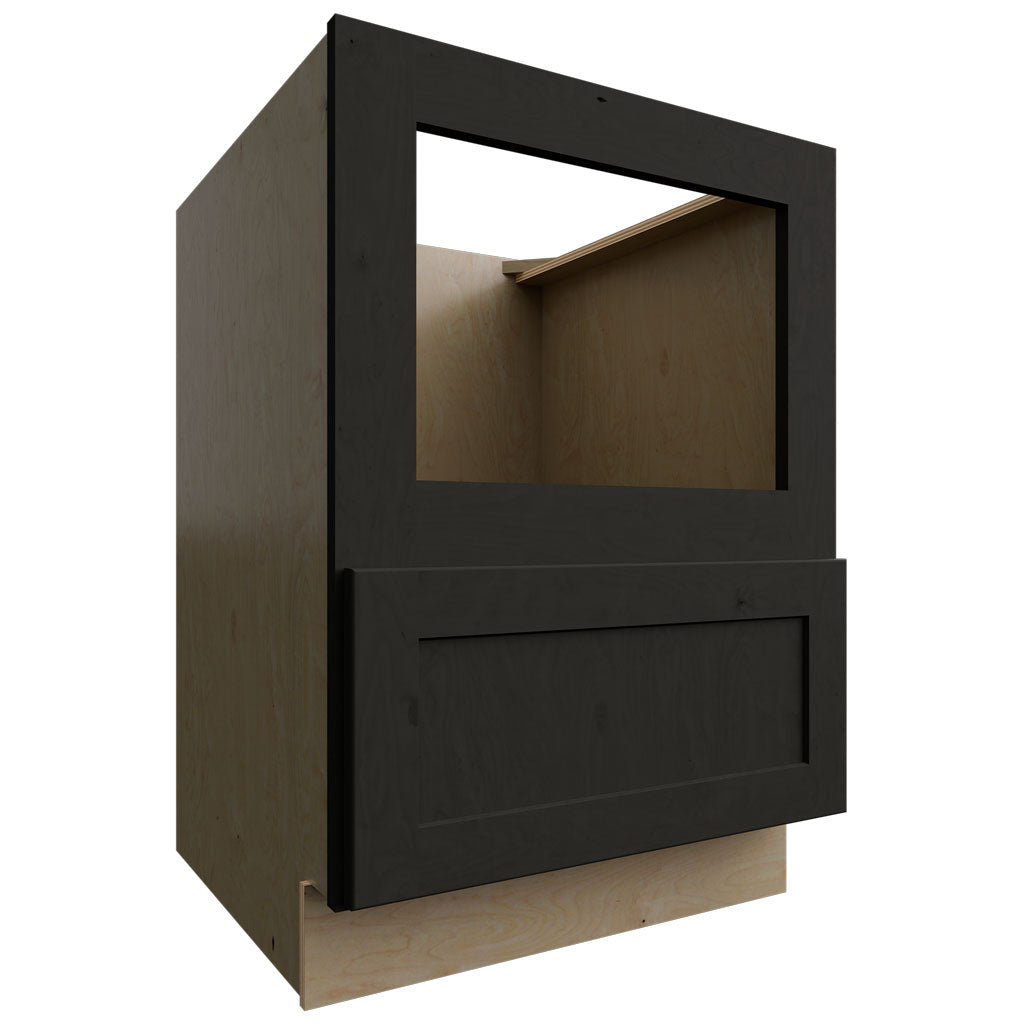 Fabuwood Allure Galaxy Pitch Black 24" W X 34 1/2" H X 24" D Base Microwave Cabinet