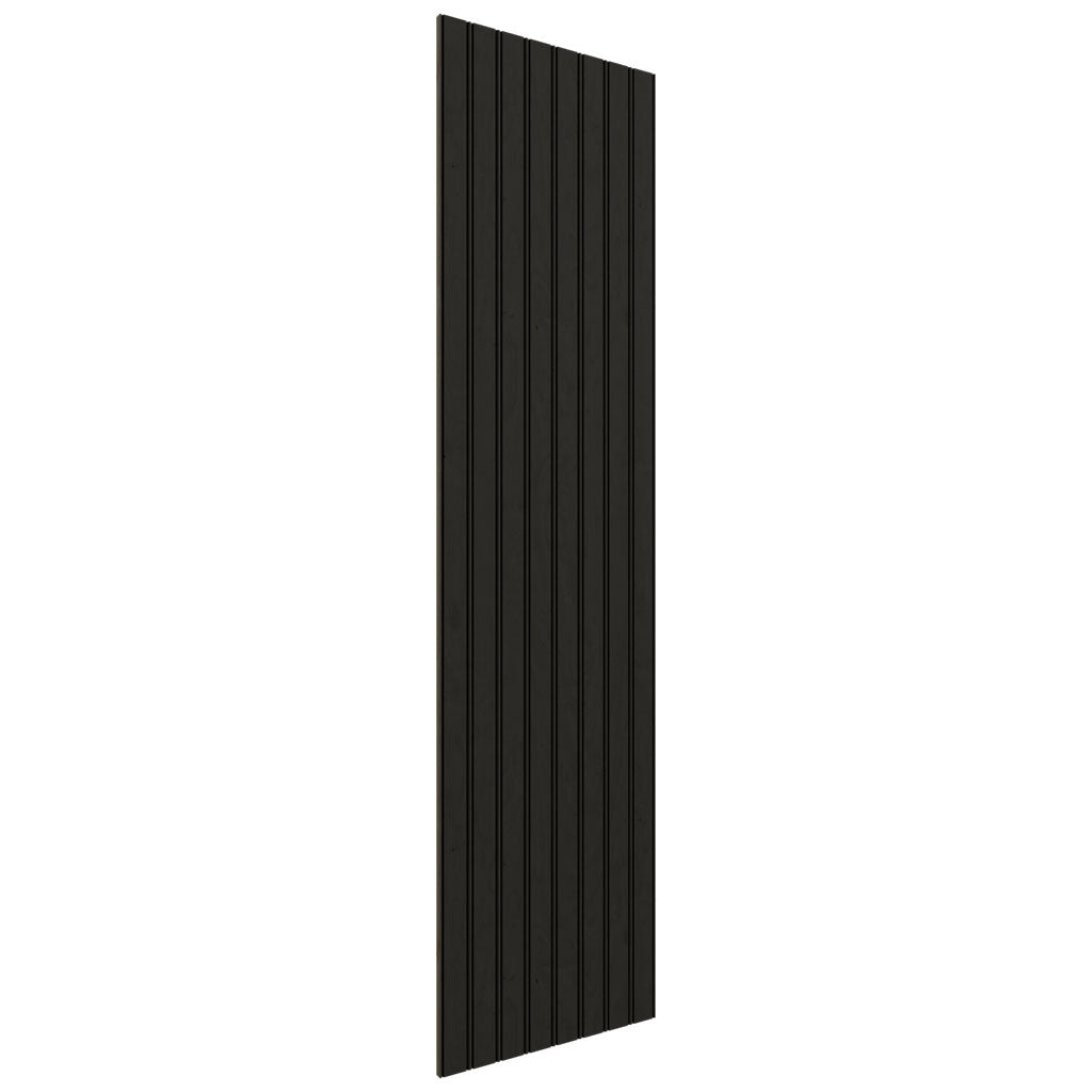 Fabuwood Allure Galaxy Pitch Black 12" W X 47 1/2" H X 3/8" D Beaded Panel Plank