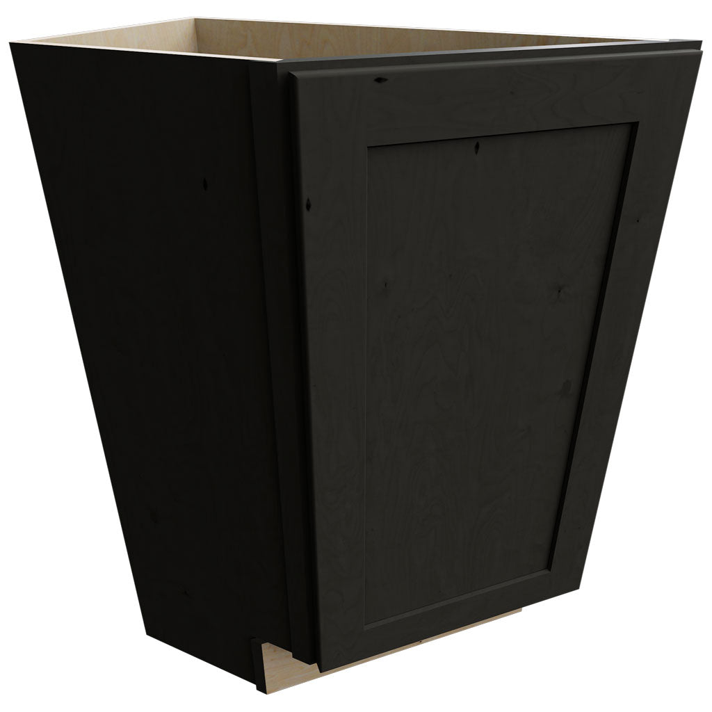 Fabuwood Allure Galaxy Pitch Black 12" W X 34 1/2" H X 24" D Base Transitional Left Cabinet