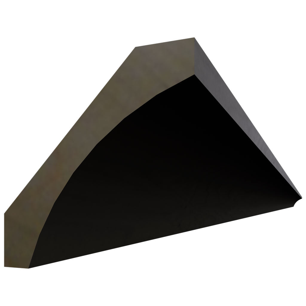 Fabuwood Allure Galaxy Pitch Black 96" W X 2 1/8" H X 2 1/8" D Small Cove Molding