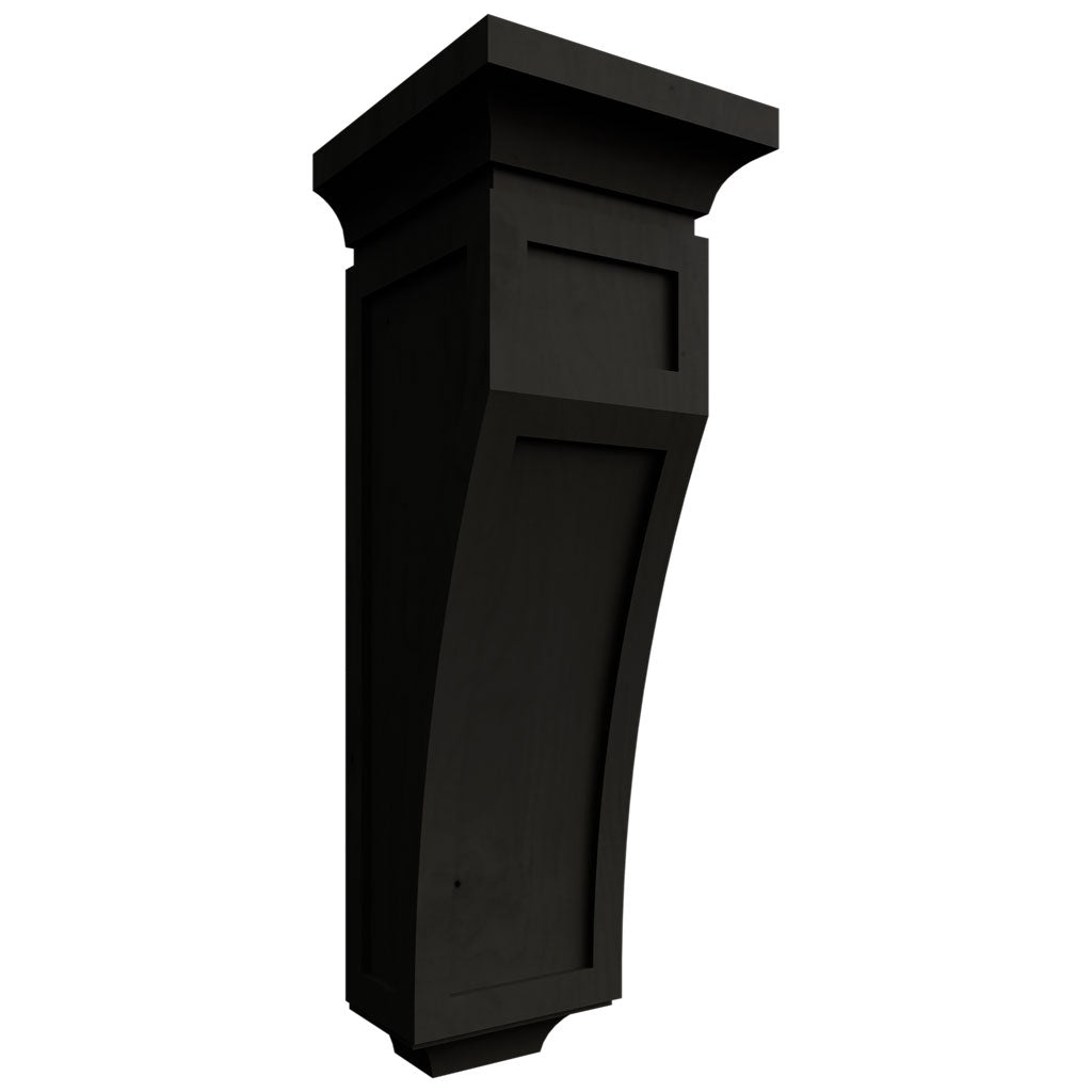 Fabuwood Allure Galaxy Pitch Black 5 1/4" W X 12 1/2" H X 4 1/2" D Wall Corbels