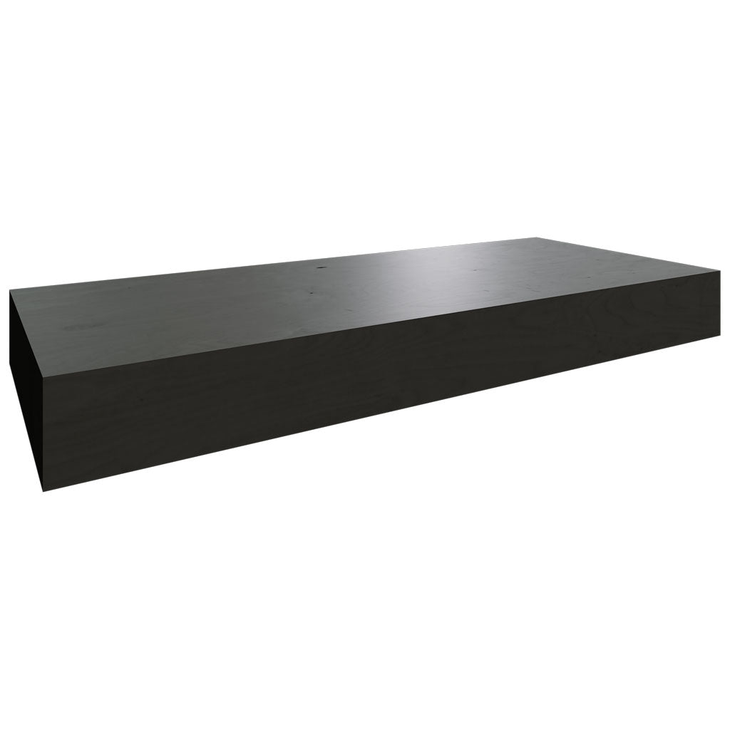 Fabuwood Allure Galaxy Pitch Black 24" W X 2 1/2" H X 10" D Floating Shelf