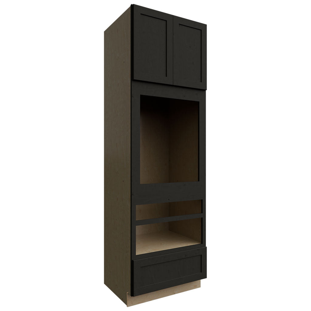 Fabuwood Allure Galaxy Cobblestone 33" W X 96" H X 24" D Double Oven Tall Cabinet