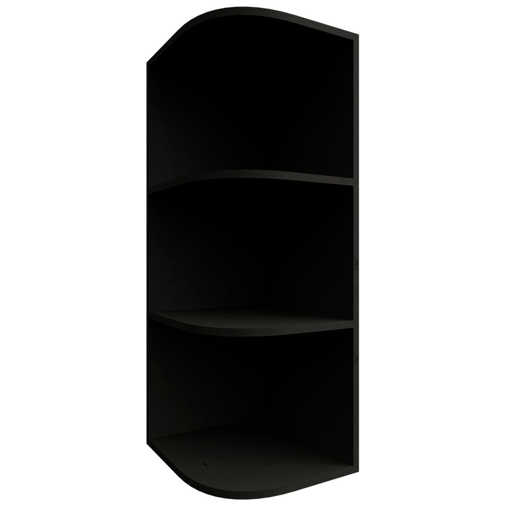 Fabuwood Allure Galaxy Pitch Black 12" W X 30" H X 12" D Wall Open End Cabinet