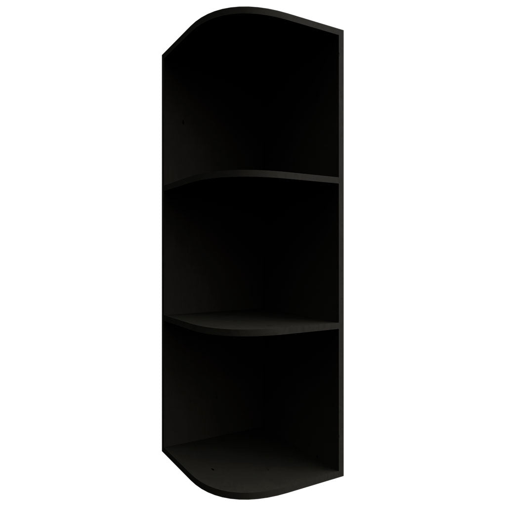 Fabuwood Allure Galaxy Pitch Black 12" W X 36" H X 12" D Wall Open End Cabinet