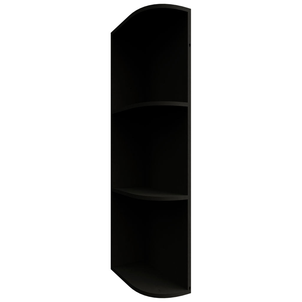 Fabuwood Allure Galaxy Pitch Black 06" W X 36" H X 12" D Wall Open Left End Cabinet