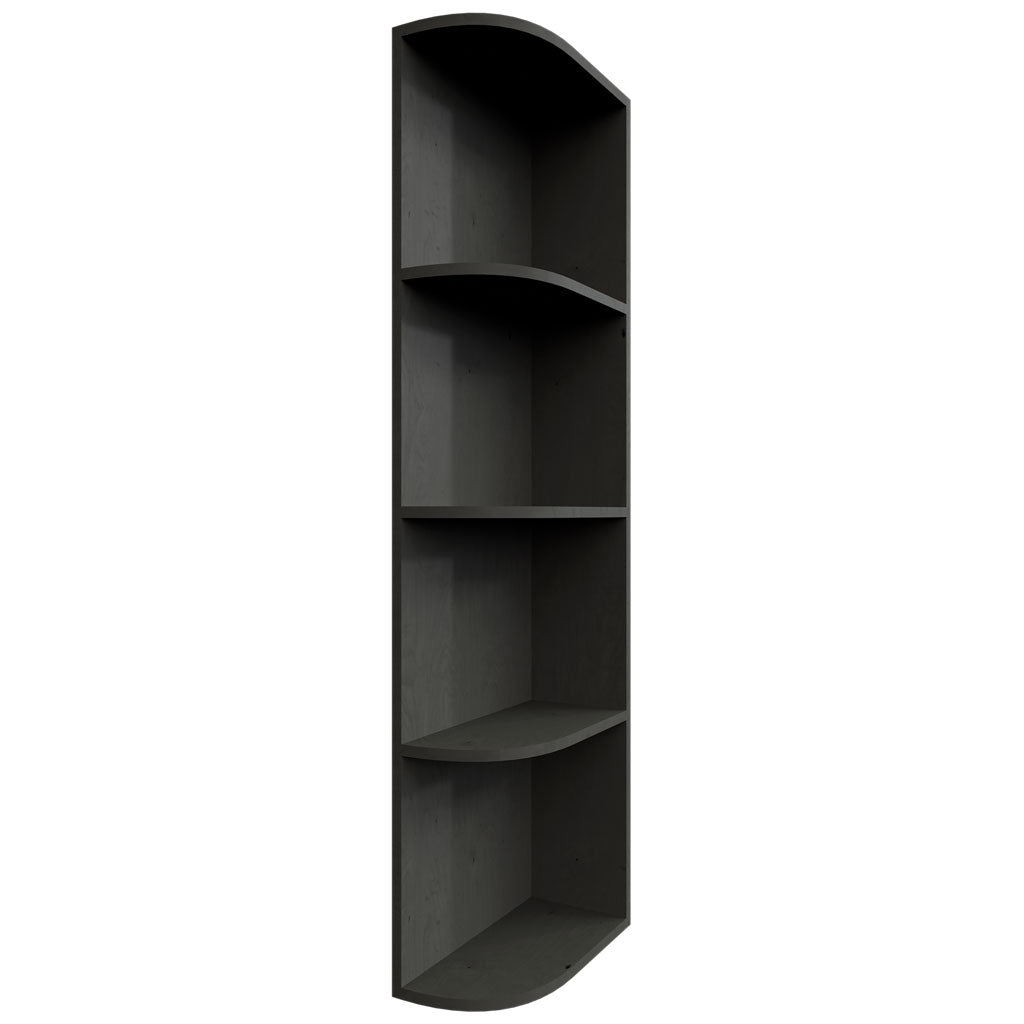 Fabuwood Allure Galaxy Pitch Black 06" W X 42" H X 12" D Wall Open End Cabinet