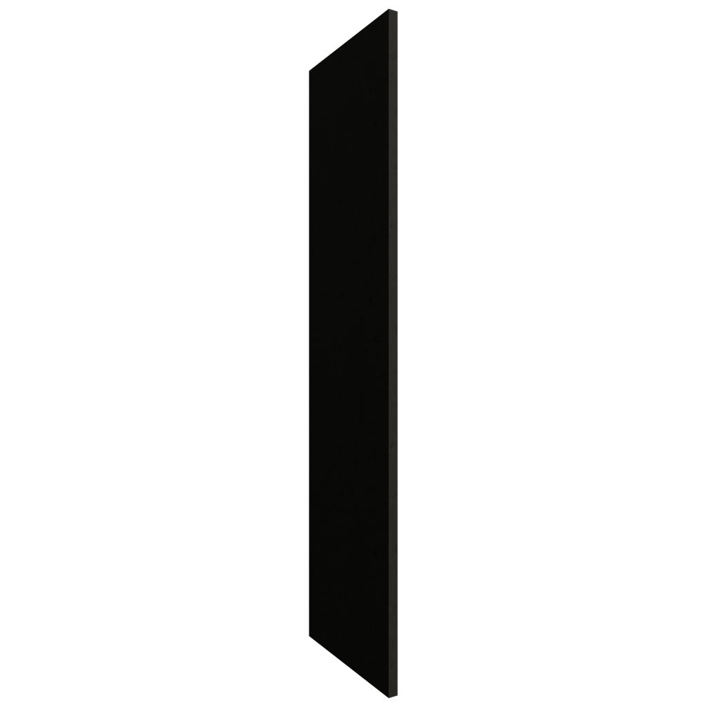 Fabuwood Allure Galaxy Pitch Black 1 1/2" W X 96" H X 24" D Refrigerator End Panel