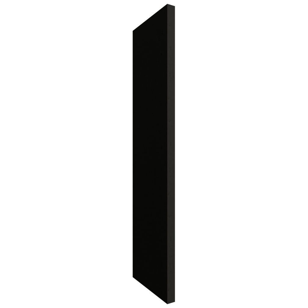 Fabuwood Allure Galaxy Pitch Black 3" W X 96" H X 24" D Refrigerator End Panel