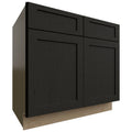 Fabuwood Allure Galaxy Cobblestone 36" W X 34 1/2" H X 24" D Double Door Sink Base Cabinet