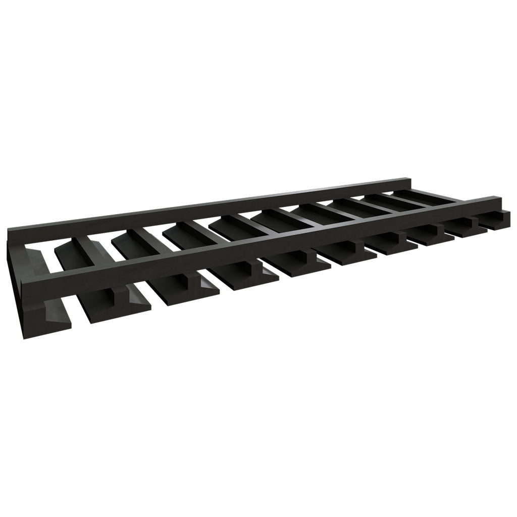 Fabuwood Allure Galaxy Cobblestone 36" W X 1 1/2" H X 11 1/4" D Stemware Rack
