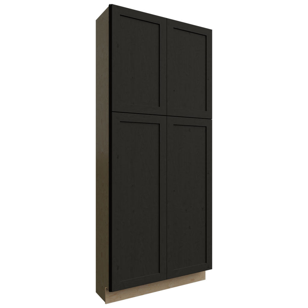 Fabuwood Allure Galaxy Pitch Black 36" W X 84" H X 12" D Tall Pantry Cabinet