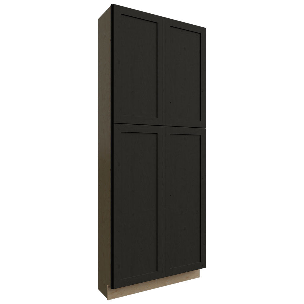 Fabuwood Allure Galaxy Pitch Black 36" W X 90" H X 12" D Tall Pantry Cabinet