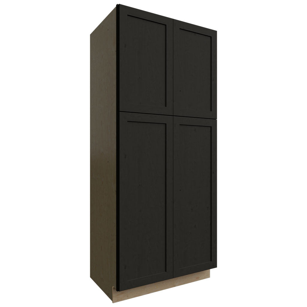 Fabuwood Allure Galaxy Pitch Black 36" W X 84" H X 24" D Tall Pantry Cabinet