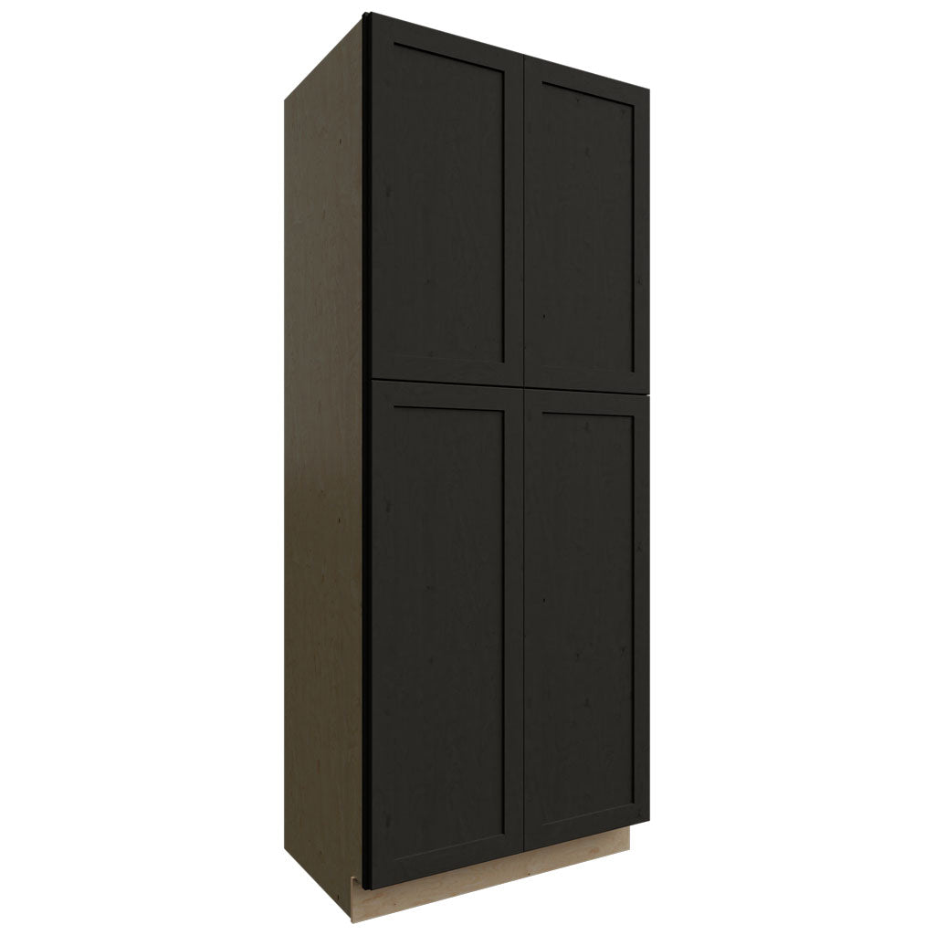 Fabuwood Allure Galaxy Pitch Black 36" W X 90" H X 24" D Tall Pantry Cabinet