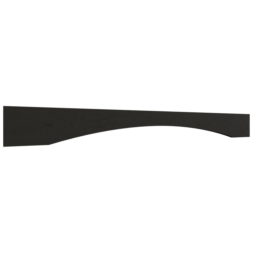 Fabuwood Allure Galaxy Pitch Black 54" W X 5 1/2" H Arched Valance