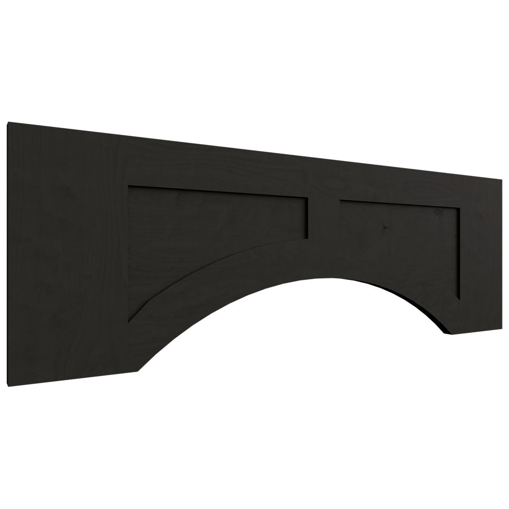 Fabuwood Allure Galaxy Pitch Black 36" W X 12" H Arched-Raised Panel